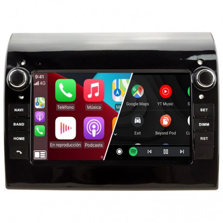 Navigatie fiat ducato 2006-2018 carkit android 12 dvd usb apple carplay android auto