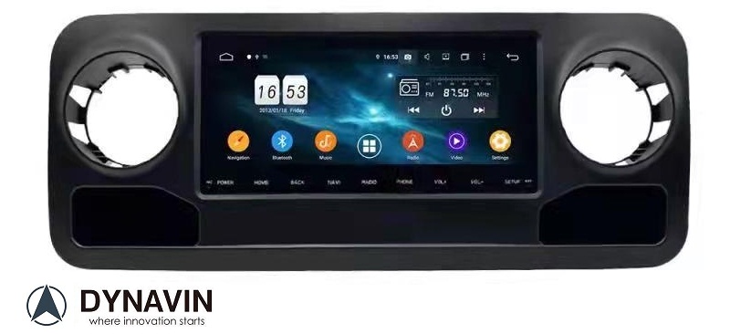 Navigatie voor Mercedes Sprinter vanaf 2018 touchScreen android 11 carkit overname boordcomputer  Carplay android auto