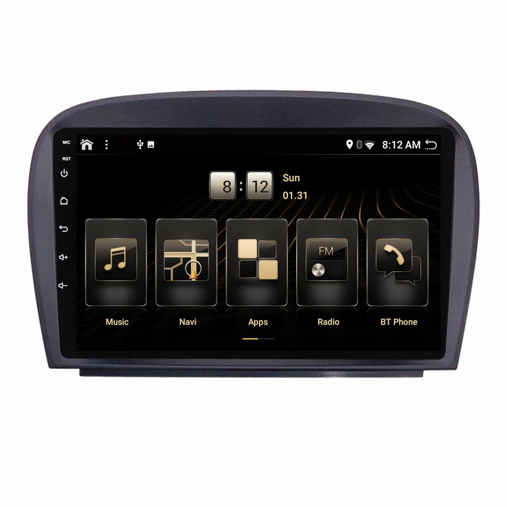 Navigatie Mercedes SL R230 2001-2011 navigatie carkit android apple carplay usb bose