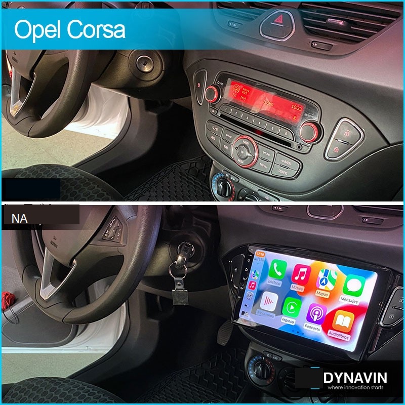 Opel corsa vanaf 2015 navigatie carkit android 12 apple carplay android auto usb 64GB