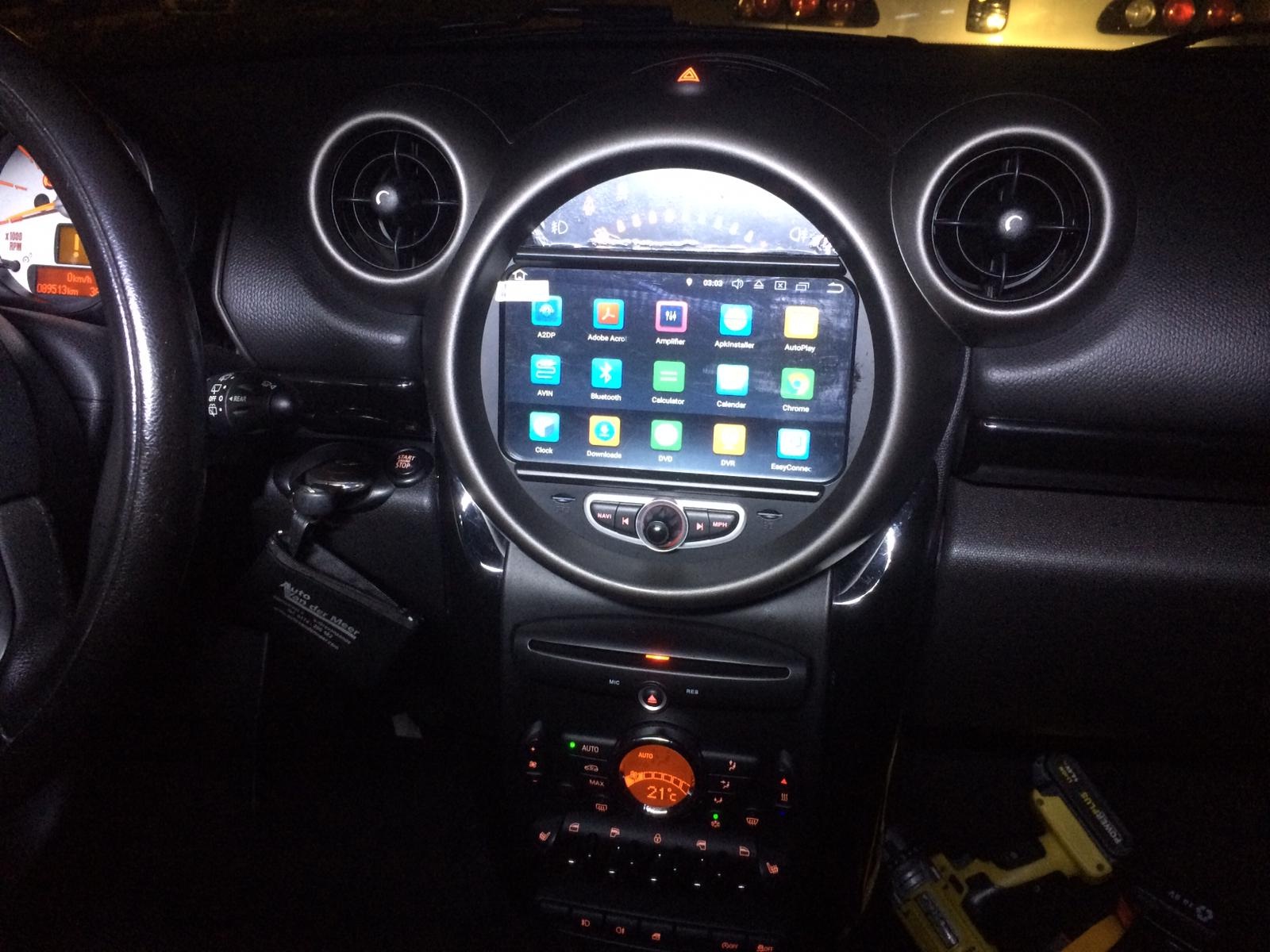 Navigatie Mini dvd carkit touchscreen usb sd wifi android 12 met apple carplay