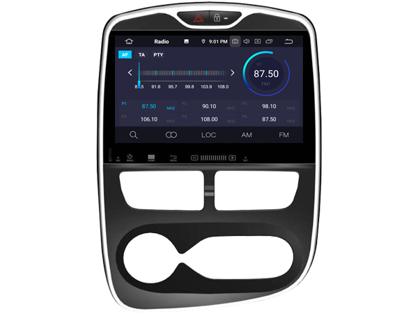 Renault Clio 2013-2016 navigatie carkit 10 inch Android 11 draadloos apple carplay  64GB