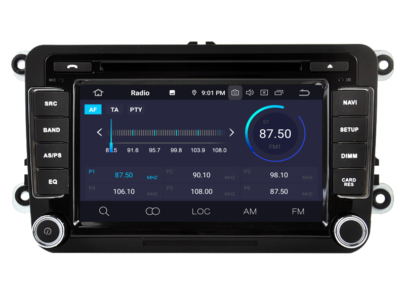 Geschikt voor vw golf 6 radio navigatie carkit usb android 12 draadloos carplay android auto