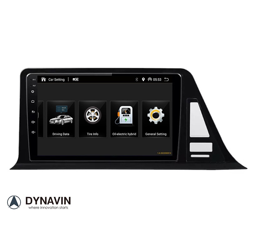 Navigatie Toyota CHR carkit android 12 touchscreen apple carplay android auto overname DSP