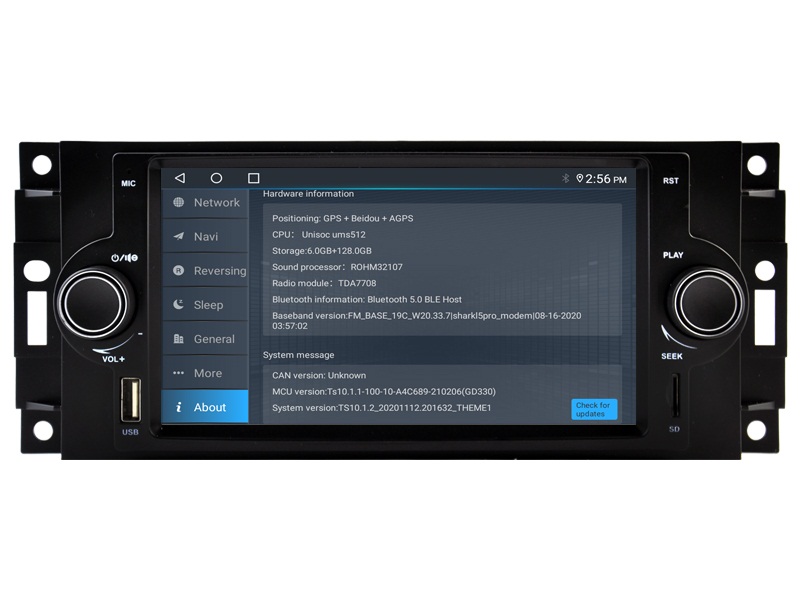 Navigatie Jeep Grand Cherokee 2005-2007 carkit android 12 apple carplay android auto