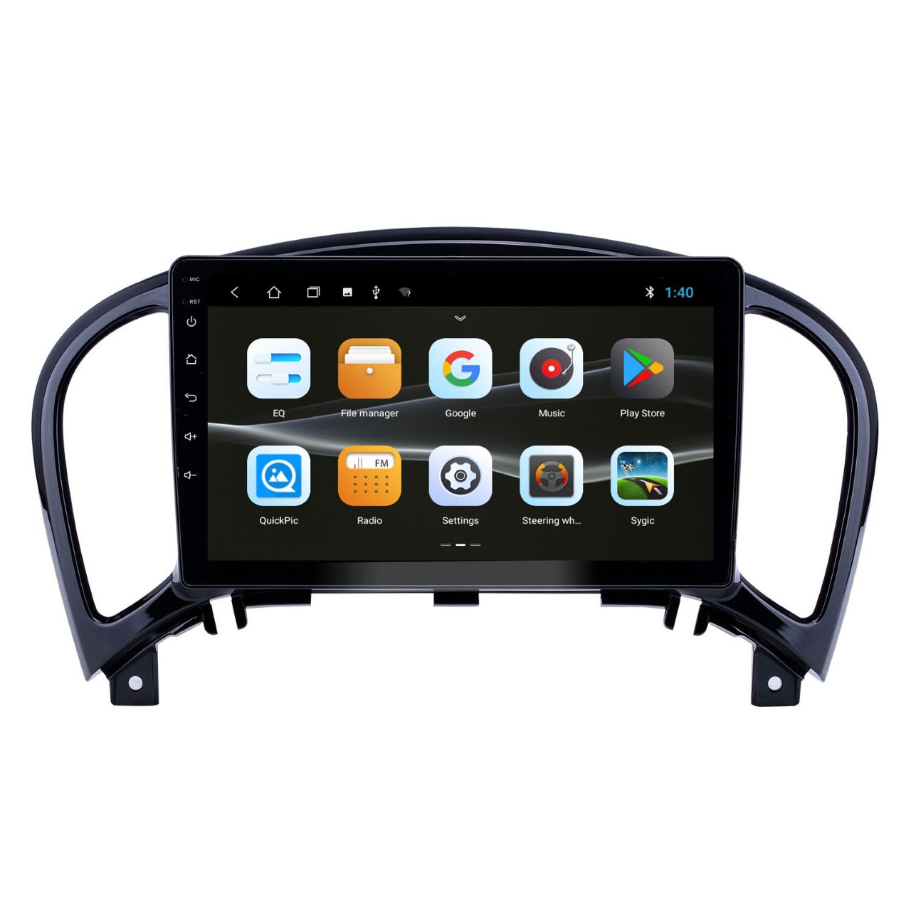Nissan juke 2011-2017  navigatie dvd carkit 10 inch scherm android 10 usb 32GB
