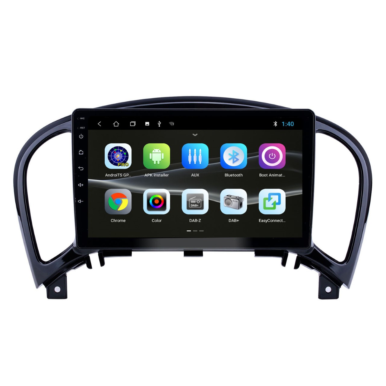 Nissan juke 2011-2017  navigatie dvd carkit 10 inch scherm android 10 usb 32GB