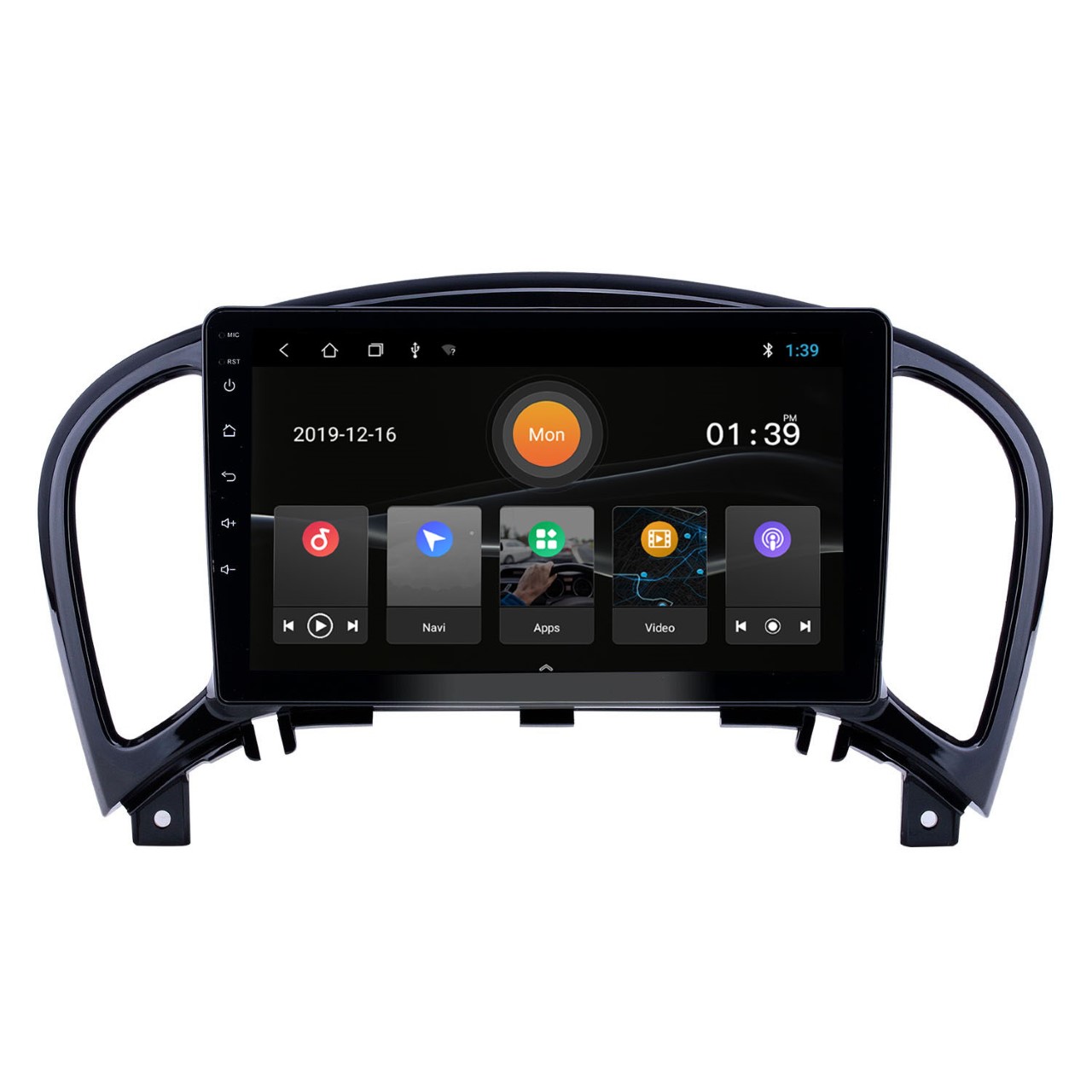 Nissan juke 2011-2017  navigatie dvd carkit 10 inch scherm android 10 usb 32GB
