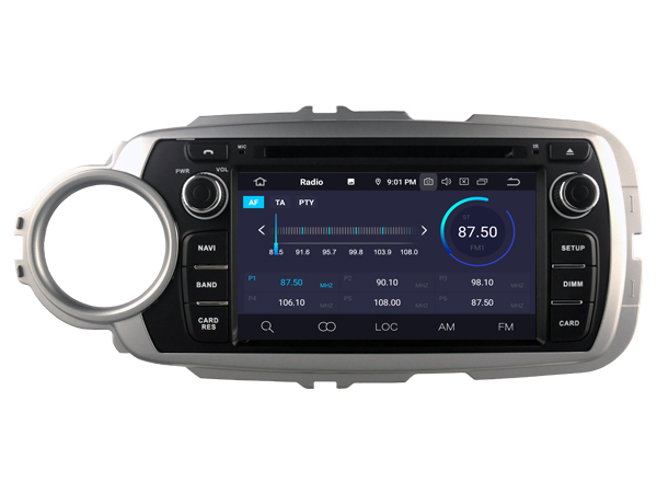 Navigatie toyota yaris dvd carkit android 12 draadloos apple carplay android auto