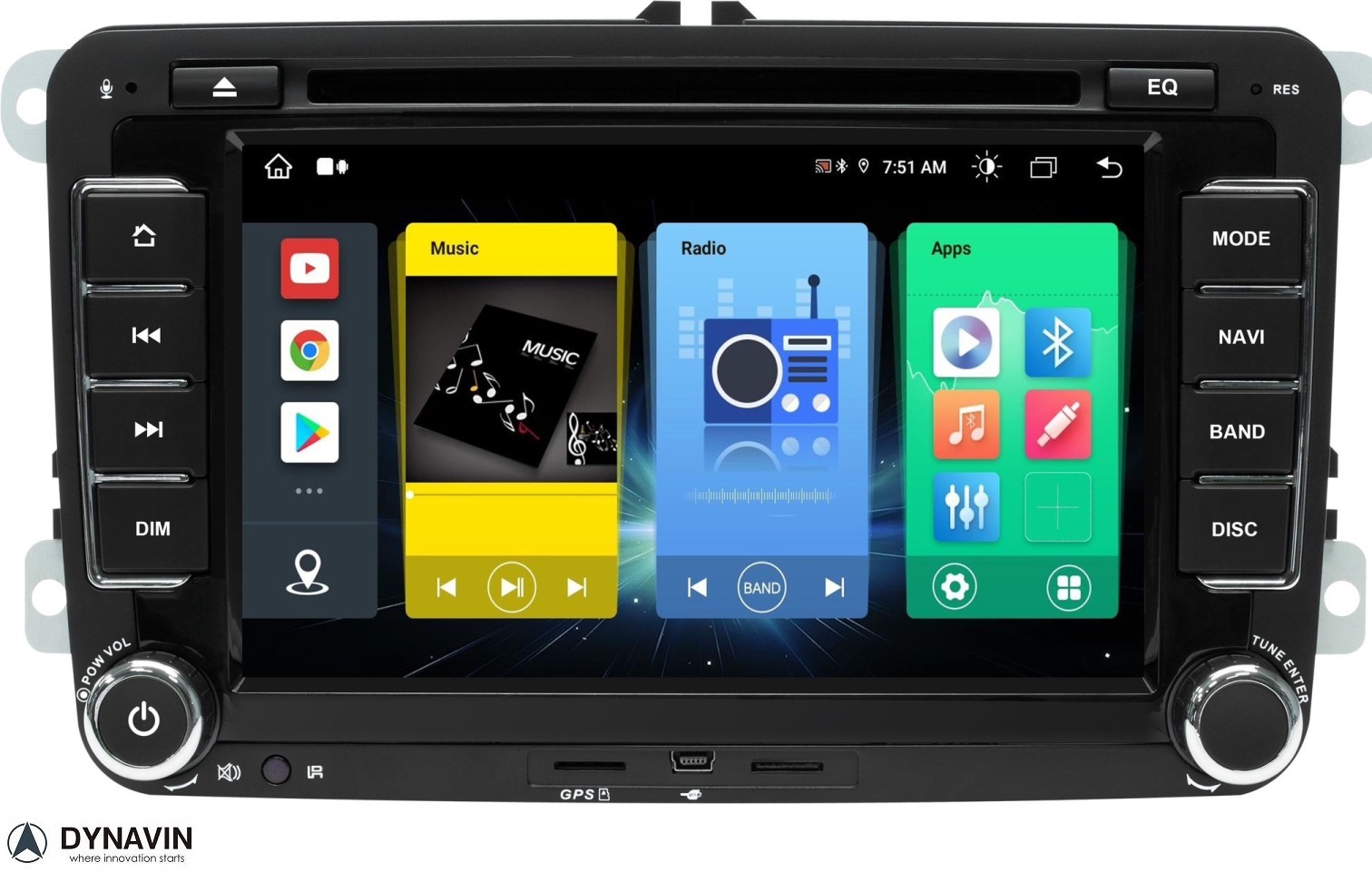 Geschikt voor vw golf 5 radio navigatie carkit usb android 13