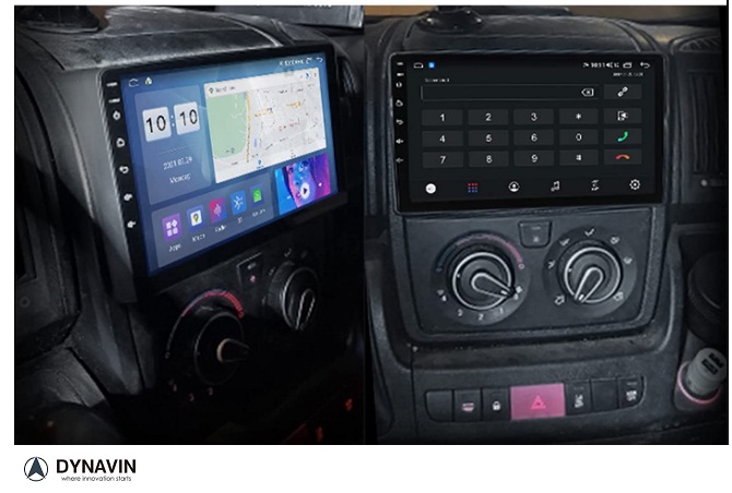 Navigatie fiat ducato 2016 - 2022 dvd carkit android 12 usb apple carplay android auto
