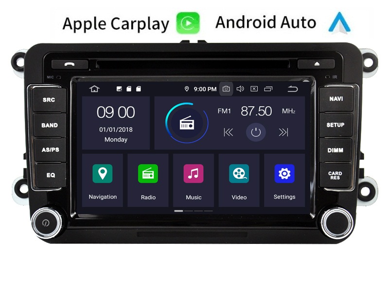 barricade middelen lint Geschikt voor vw tiguan radio navigatie carkit usb android 10 carkit 64 GB  DAB+