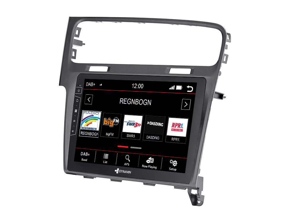 Navigatie VW Golf 7 10.1 Touch Screen parrot carkit overname boordcomputer apple car play android auto TMC