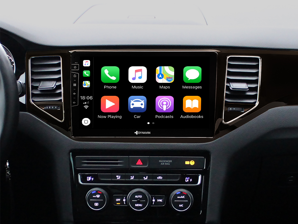 Navigatie vw sportsvan/ Golf 7 plus touch Screen parrot carkit overname boordcomputer touchscreen carplay android auto TMC