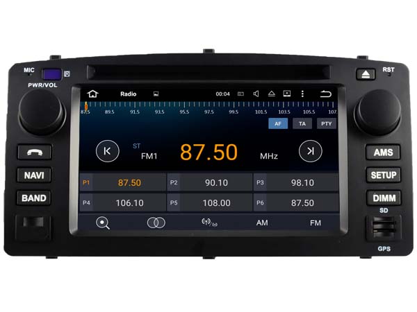 Toyota Corolla E12 2002-2007 navigatie dvd carkit DAB+