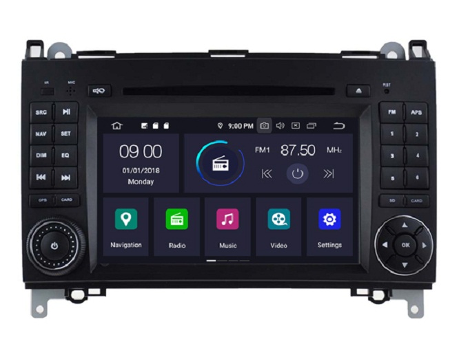 Mercedes B klasse w245 navigatie dvd carkit android 10 usb 64GB