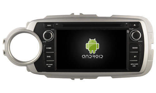 Navigatie toyota yaris dvd carkit android 12 draadloos apple carplay android auto 
