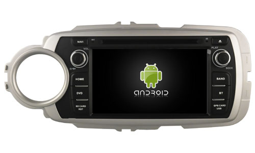 Navigatie toyota yaris dvd carkit android 12 draadloos apple carplay android auto