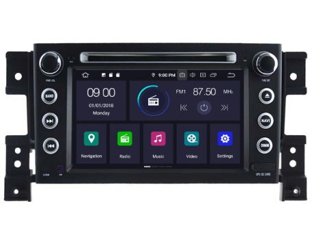 suzuki vitara  navigatie 2005-2016 dvd carkit usb android 12 carplay android auto