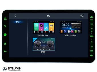 1 din navigatie 10 inch touchscreen android auto draadloos apple carplay wentelbaar scherm