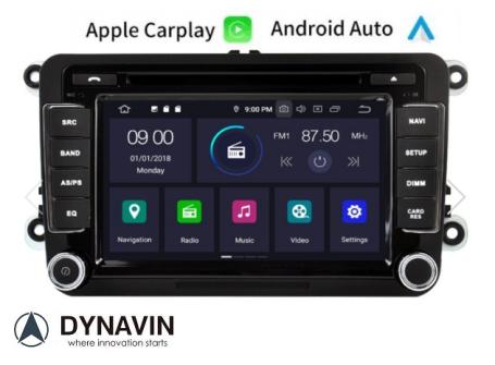 Losjes Samengroeiing dwaas Geschikt voor vw golf 6 radio navigatie carkit usb android 12 carkit  draadloos carplay android auto