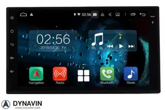 2 din navigatie 7 inch touchscreen android auto draadloos apple carplay
