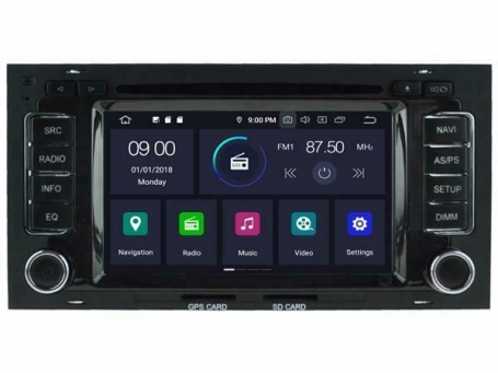 Navigatie geschikt voor volkswagen multivan android 12 dvd carkit usb 