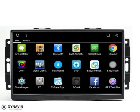 Chrysler Jeep Dodge radio navigatie 9inch android 10 wifi bluetooth dab+ carplay