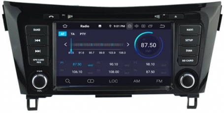 Nissan x trail 2013-2017 navigatie dvd carkit android 12 apple carplay android auto 