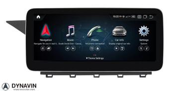 Mercedes GLK navigatie 2008-2012 carkit android 10.25 inch scherm met draadloos carplay
