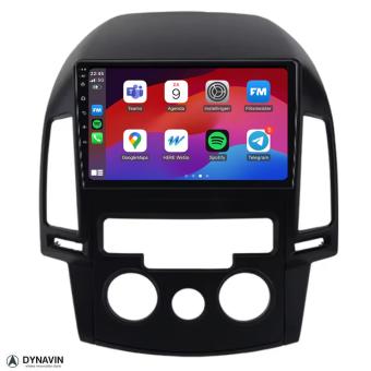 Navigatie Hyundai I30 2006-2011 android 13 carkit android auto apple carplay usb