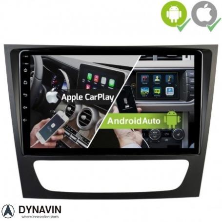 Navigatie voor Mercedes E Klasse W211 vanaf 2018 touchScreen android 10 carkit Apple Carplay android auto