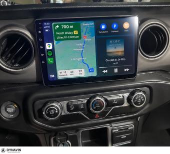 Navigatie Jeep Wrangler 2018-2022 carkit android 15 touchscreen usb apple carplay android auto