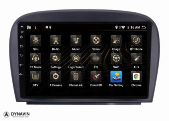 Navigatie Mercedes SL R230 2001-2011 navigatie carkit android apple carplay usb bose
