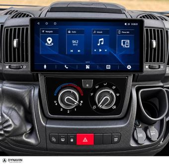Fiat ducato camper navigatie 2006-2026 draadloo apple carplay android auto android 16