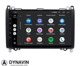Mercedes sprinter 2006-2023 navigatie 10 inch carkit draadloos apple carplay android  128gb