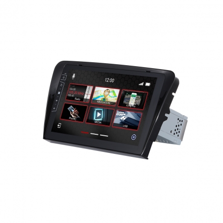 Navigatie skoda octavia III vanaf 2013 touch Screen parrot carkit overname boordcomputer TMC Carplay android Auto 