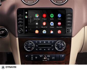 Navigatie Mercedes ML 2005-2013 carkit android auto carplay android 13 met most
