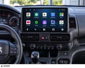 Navigatie Peugeot Partner carkit full touch usb android auto draadloos apple carplay android 16