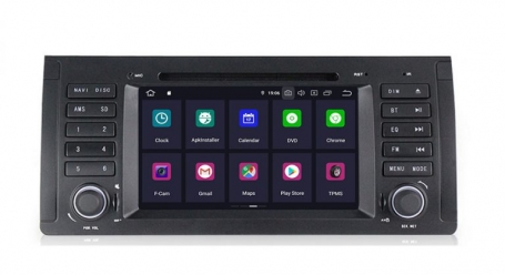 BMW E39 radio navigatie carkit android 10 carkit usb apple carplay android auto 64GB