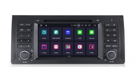 BMW E39 radio navigatie carkit android 12 carkit usb apple carplay android auto 64GB