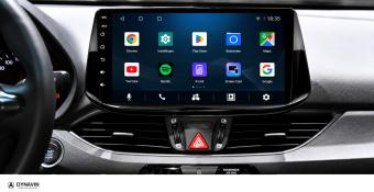 Navigatie Hyundai I30 vanaf 2017 android 12 carkit android auto apple carplay usb