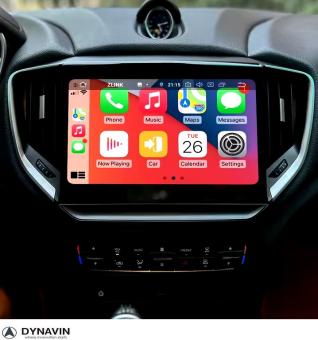 Autoradio navigatie Maserati Ghibli 2014 -2021 Dsp draadloos Carplay android auto 128GB