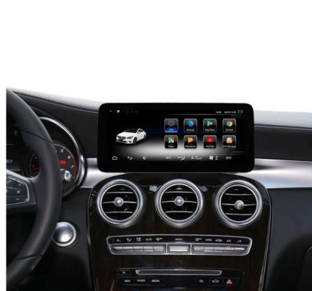 Mercedes GLC klasse navigatie 2014-2018 carkit android 9 draadloos carplay