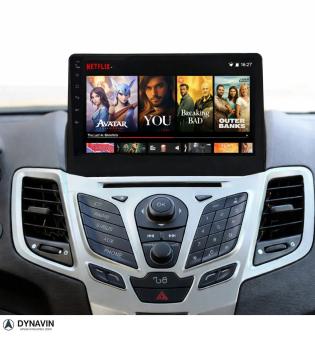 Ford Fiesta 2009-2017 navigatie carkit 10 inch android met draadloos apple carplay