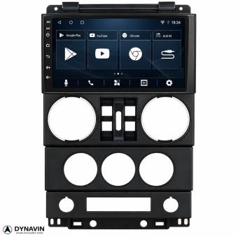 Navigatie Jeep Wrangler 2008-2011 carkit android 16 touchscreen usb apple carplay android auto