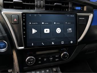 Navigatie Toyota auris 2013-2016 carkit android touchscreen apple carplay android auto overname DSP