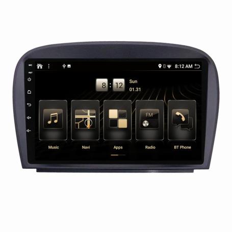 Navigatie Mercedes SL R230 2001-2011 navigatie carkit android apple carplay usb bose