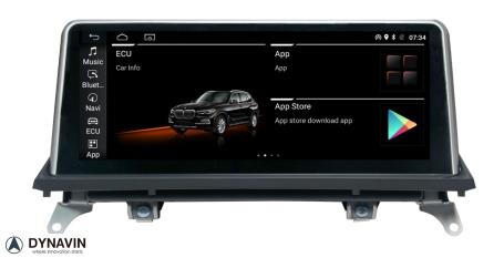 BMW X5 E70 X6 E71 10,25inch navigatie android 10 wifi USB overname iDrive