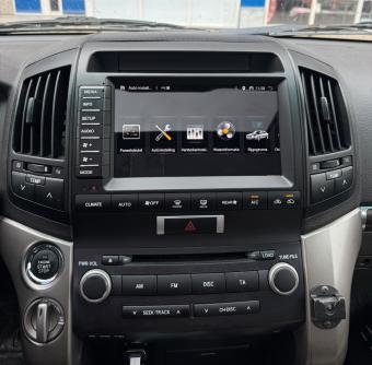 Navigatie Toyota Landcruiser 200 carkit android 16 touchscreen carplay overname DSP